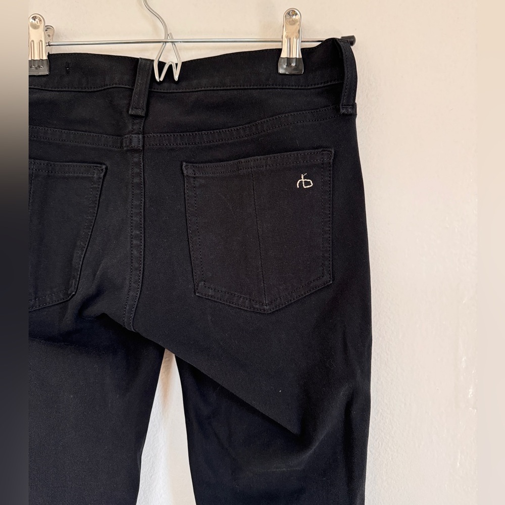 Rag & Bone Equestrian black skinny jeans, size 25